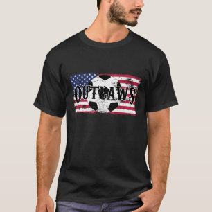 Proscritos - camisa americana del fútbol