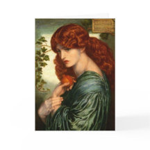 Proserpina de la tarjeta de felicitación Rossetti