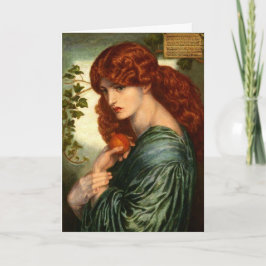 Proserpina de la tarjeta de felicitación Rossetti