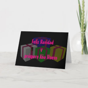 Próspero Año Nuevo de Feliz Navidad y