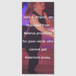 Prostituta Julia S. Kirpich Magnetic Card