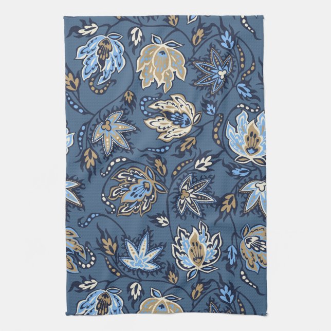 Protea Batik Tropical Flower Kitchen Toalla (Vertical)