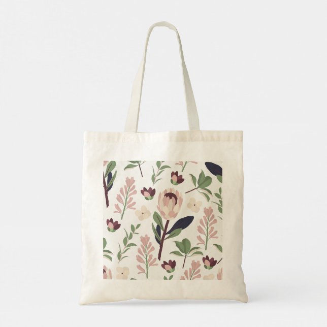 Protea floral elegante bolsa de tocador mínima (Reverso)