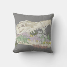 Protección contra los cojines de cráneo y flores