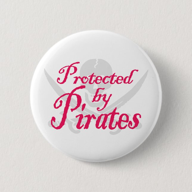 ProtectedbyPirates, botón (Anverso)