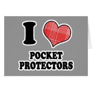 Protector de Bolsillo (Corazón de Cuadro) Te Amo