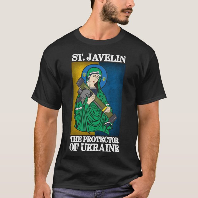 Protector De San Javelin De La Camiseta Clásica De (Anverso)