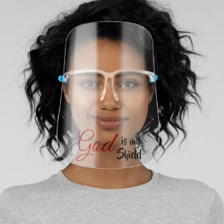 Protector Facial Dios es mi escudo