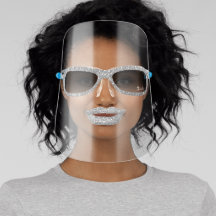 Nombre personalizado gafas de sol y labios