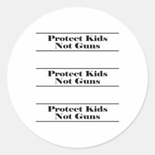 Proteger a los niños, no a los Pegatinas de armas