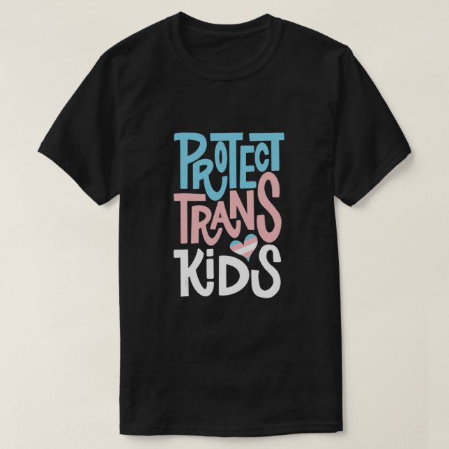 Proteger camiseta transgénero (Diseño del anverso)