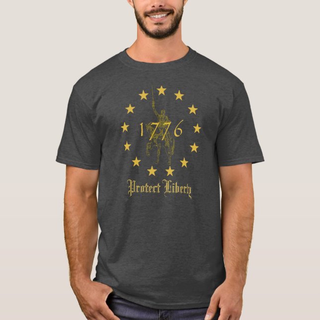 Proteger la camiseta de la libertad (Anverso)