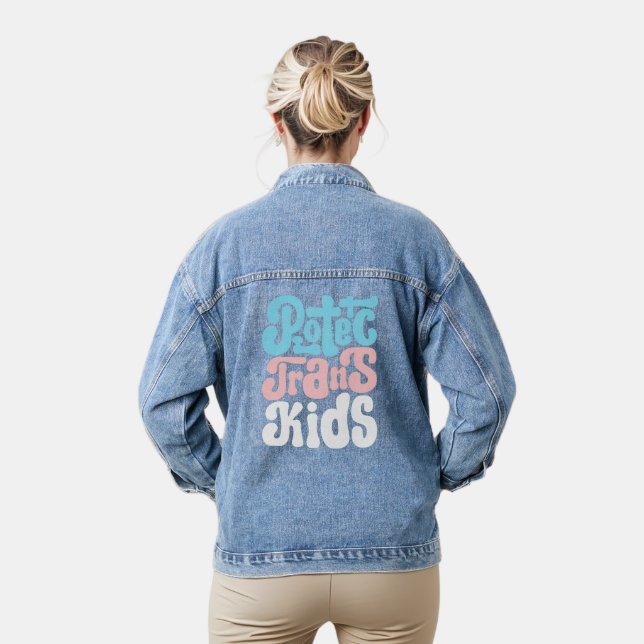 Proteger la Chaqueta de Denim para Niños Trans (Modelo)
