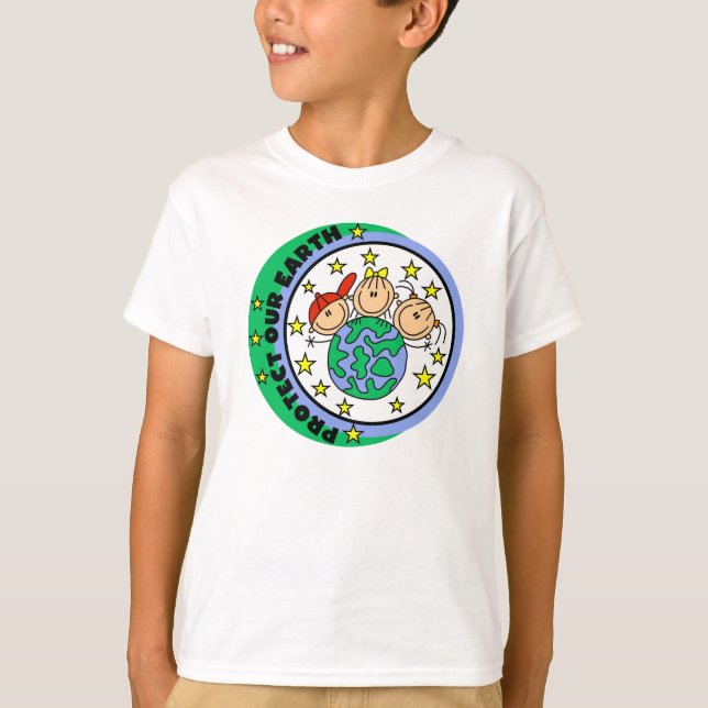 Proteja nuestra camiseta de la tierra (Anverso)