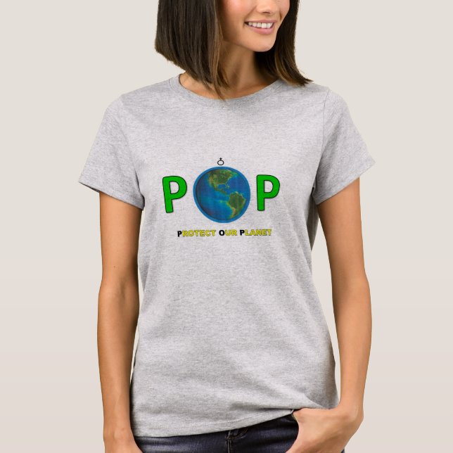 Proteja nuestra camiseta planetaria (Anverso)