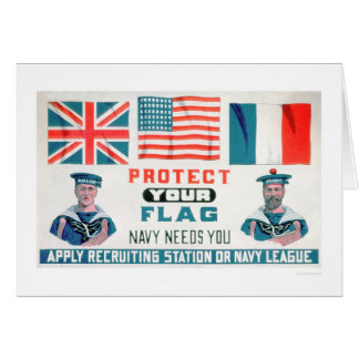 Proteja su bandera - la marina de guerra le