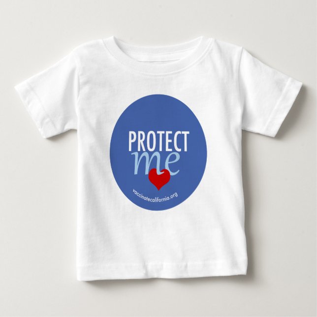 Protéjame la camiseta bebé (Anverso)