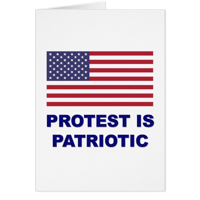 Protest is Patriotic (Frente)