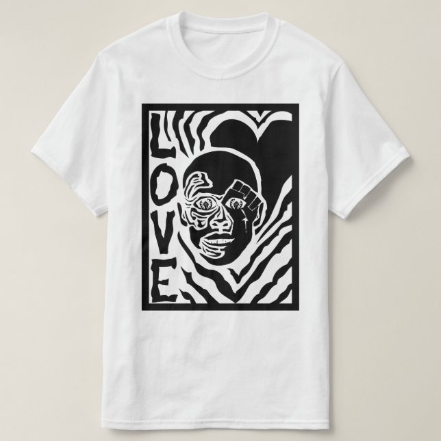 protesta con amor a la camiseta (Diseño del anverso)