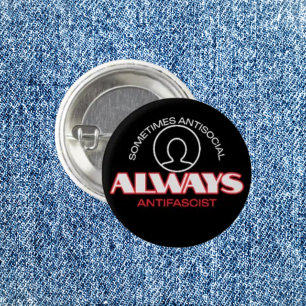 Protesta de bolsillo: botón antifascista