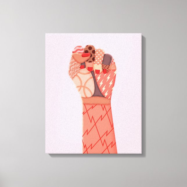 Protesta de mujeres de arte moderno (Anverso)