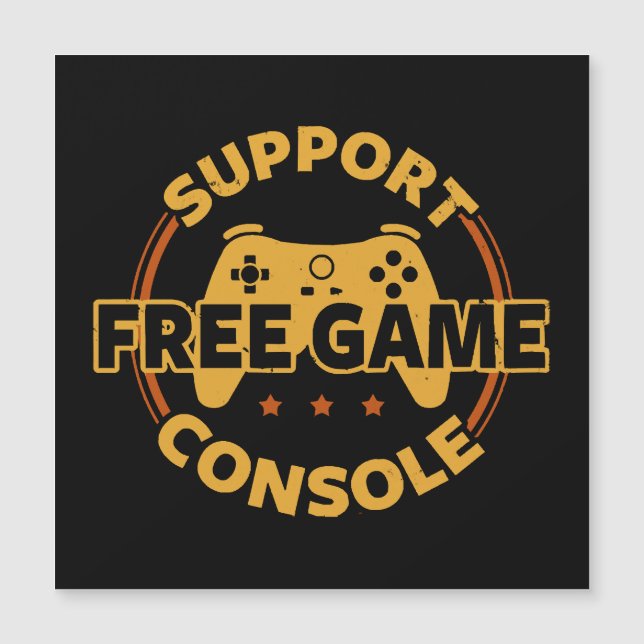 Protesta Divertida de Consola de Juegos (Anverso)