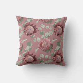 Protesta verde y rosa sobre la almohada de acento