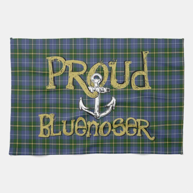 Proud Bluenoser Nova Scotia toalla de cocina de an (Horizontal)