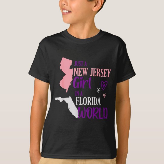 Proud Girl Design Just A New Jersey Girl In A Flor (Anverso)