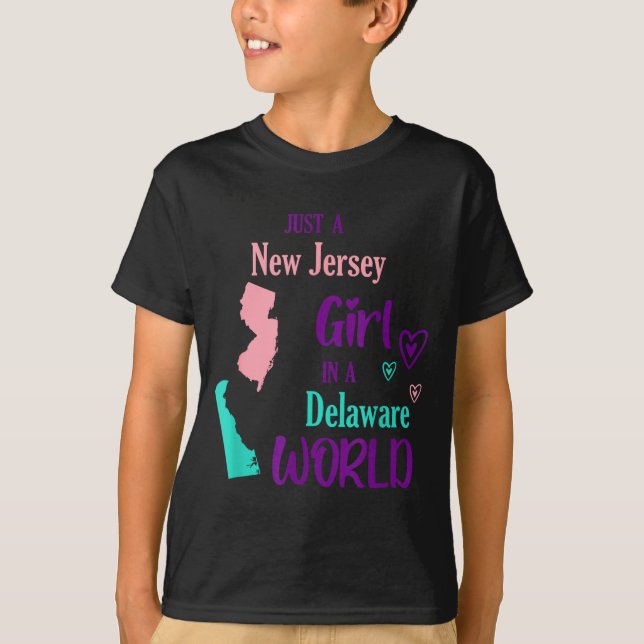Proud Girl Just A New Jersey Girl In A Delaware Wo (Anverso)