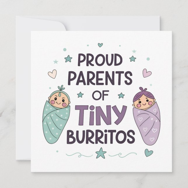 Proud Parents of Tiny Burritos Art (Anverso)