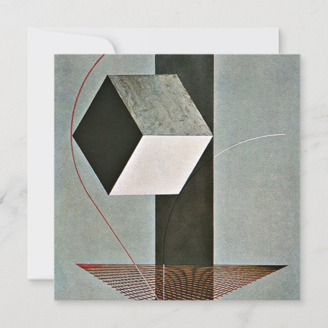 Proun 99, arte abstracto de El Lissitzky (Anverso)