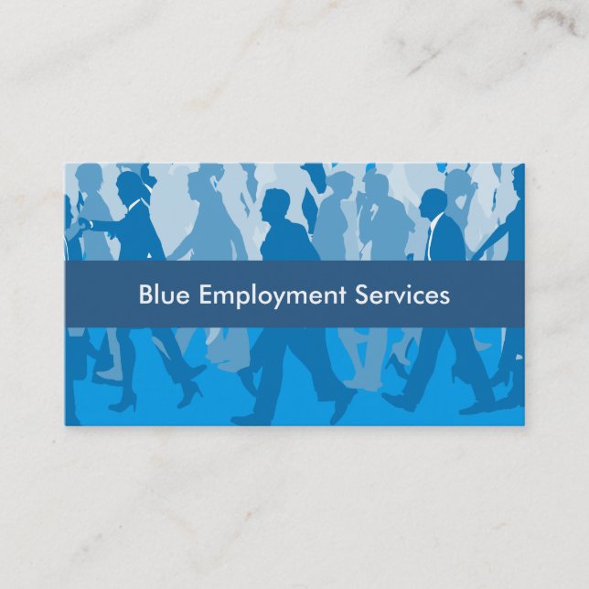 Proveer de personal tarjetas de la empresa de (Anverso)