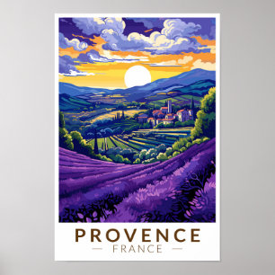 Provenza Francia Lavanda Viajes Arte Vintage