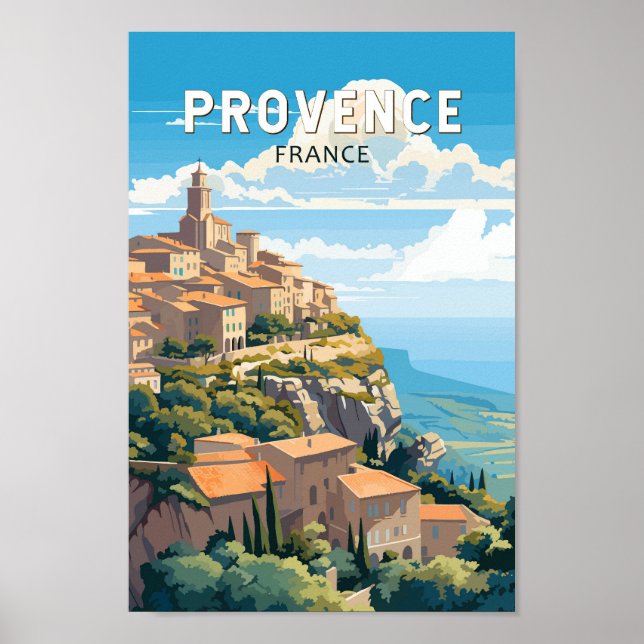 Provenza Francia Viaje de arte Vintage (Frente)