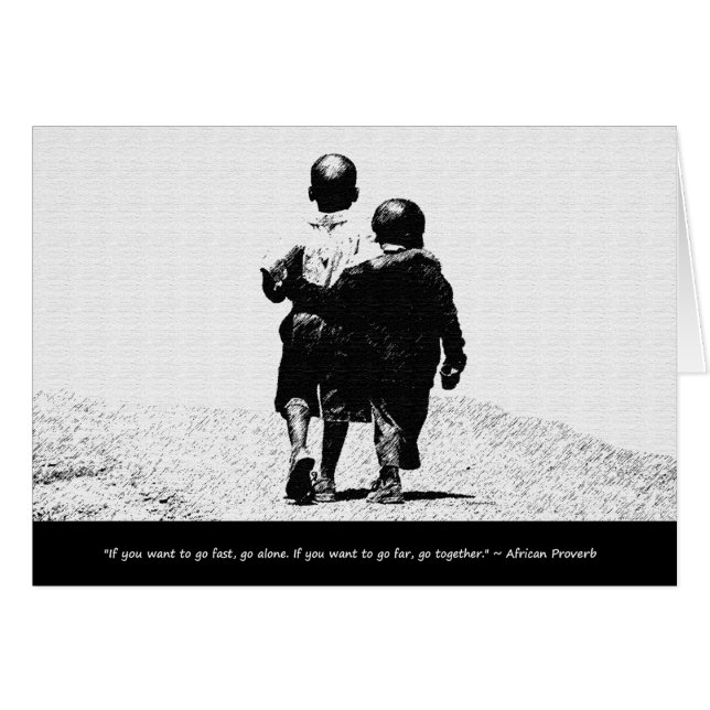 Proverbio africano (Anverso (Horizontal))