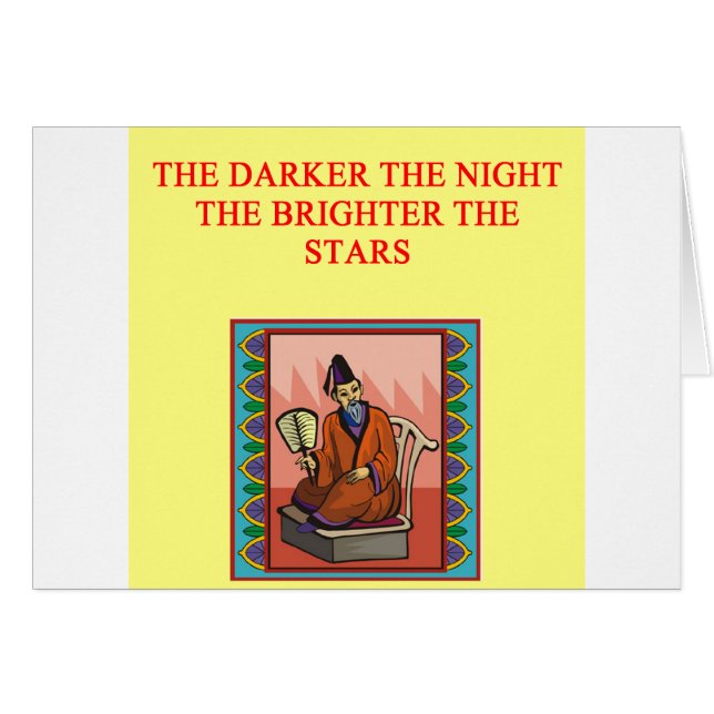 proverbio chino sabio (Anverso (Horizontal))