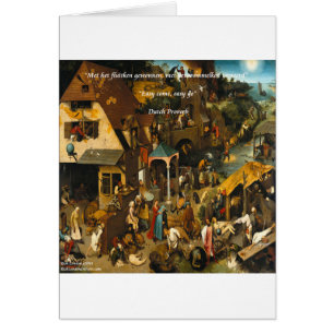 Proverbio Famoso y de Arte Holandés del Siglo XVI