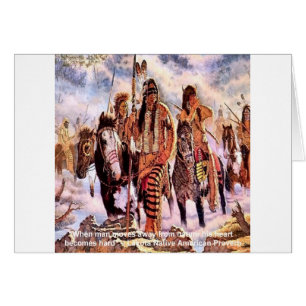 Proverbio natural de los nativos de Lakota