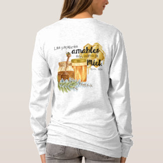 Proverbios 16.24 Camisa de Mujer con versiculo 