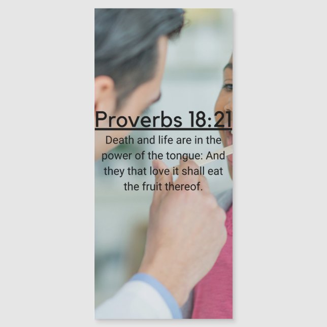 Proverbios 18:21 (Anverso)