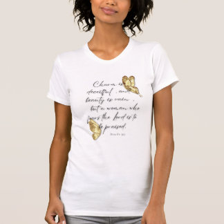 Proverbios 31:30 Camiseta de mujer