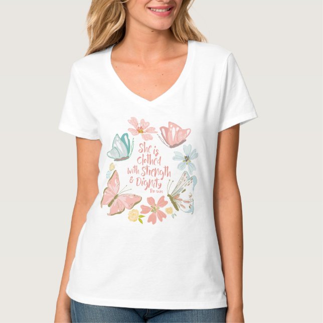 Proverbios 31 | Camiseta estética cristiana modern (Anverso)