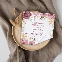 Proverbios 31 Flor rosa pastel elegante