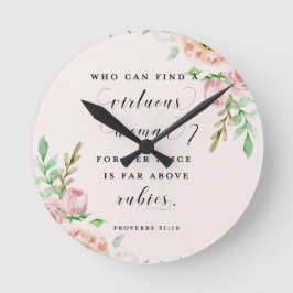 Proverbios 31 Reloj de virtuosas mujeres