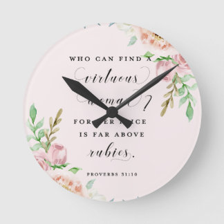 Proverbios 31 Reloj de virtuosas mujeres