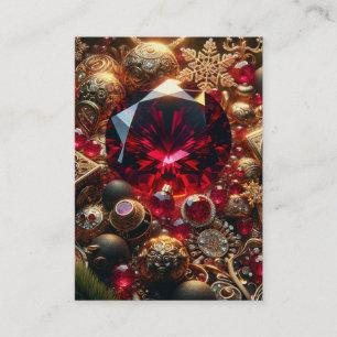 Proverbios 8:10-12 Tarjetas KJV - XMAS Ruby Wisdom