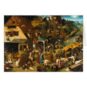 Proverbios de Netherlandish de Pieter Bruegel la