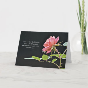 Proverbios de tarjetas de escritura araña y Rosa 3