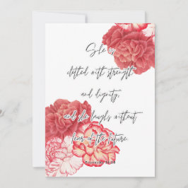 Proverbios, tarjeta religiosa, tarjeta de empodera